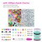 5 Boxes Bracelet Making Kit Pony Beads, 96 Colors 6x9mm Kandi Rave Beads for Bracelets Friendship Plastic Beads with 800Pcs Letter Bead DIY Arts and Crafts for Kids Adults Keychain Jewelry Making